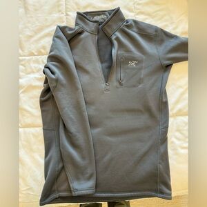 Arc’teryx heavyweight zip neck base layer, size large